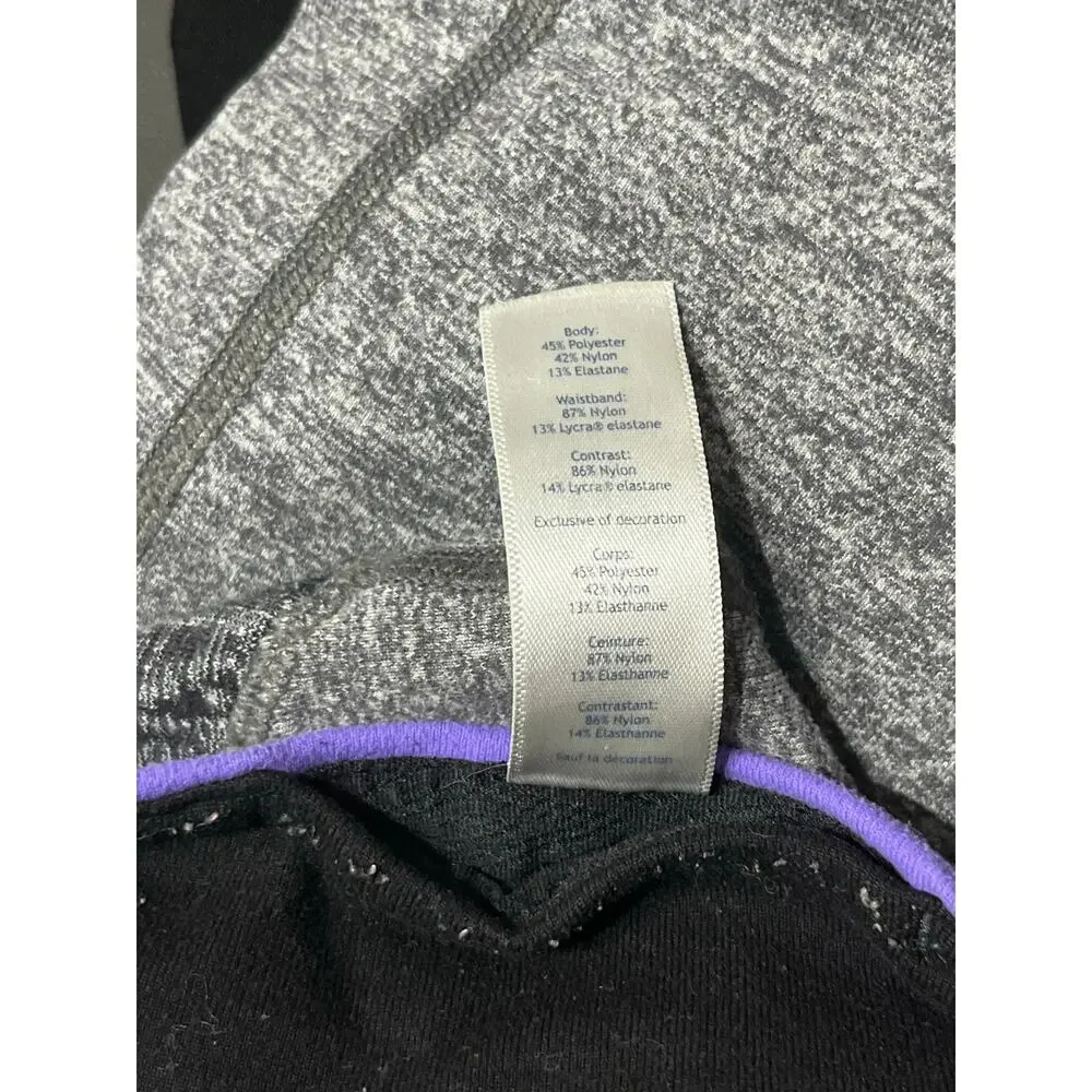 ivivva Girls gray heather leggings SIZE 8